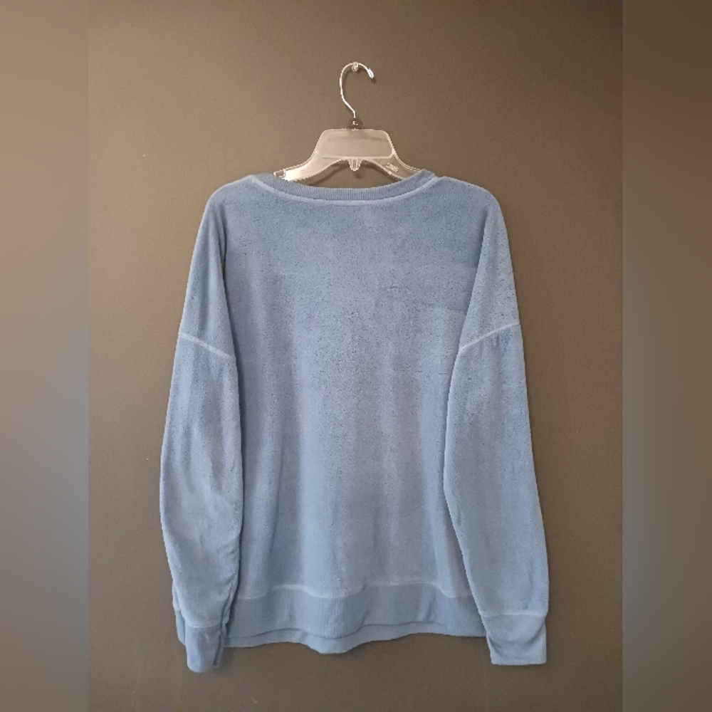 JACLYN INTIMATES 1X women's blue long-sleeve comfy top💙 - Picture 3 of 3